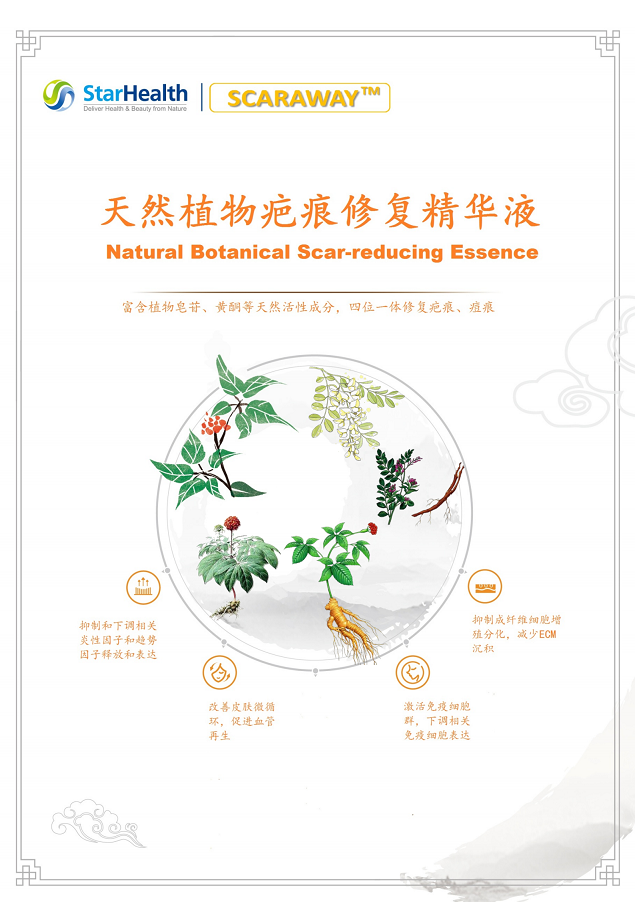     天然植物疤痕修復(fù)精華 - Natural Botanical Scar-reducing Essence
